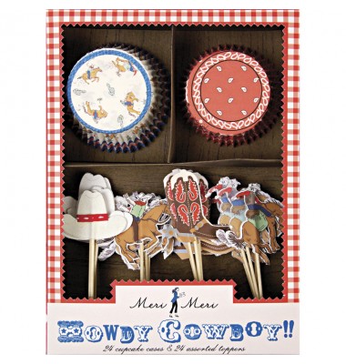 Howdy Cowboy Cupcake Kit, Meri Meri